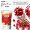 powbab Dried Cranberries Unsweetened - 100% USA Grown Organic Dried