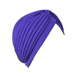 NYFASHION101 Women's One Size Classic Turban Headband MK5016-Purple