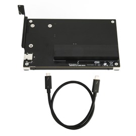 Graphics Docking Station DC 12V 40Gbps Plug and Play External Video Card Dock with Bracket for Laptop