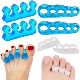 Set 3 Pares Separadores Dedos Corrector Juantete Silicona Hallux Valgus Orthopedic Spacers Cuidado de los Pies Alta Calidad Alivia Dolores Mejora Pisada