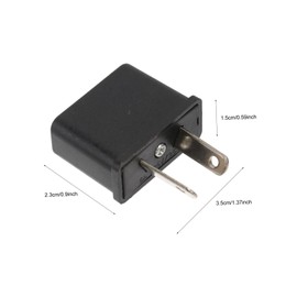 Operitacx Australia to America Flame Resistant Power Converter Compact and Portable Au Plug for Electrical Outlets Safe Material for
