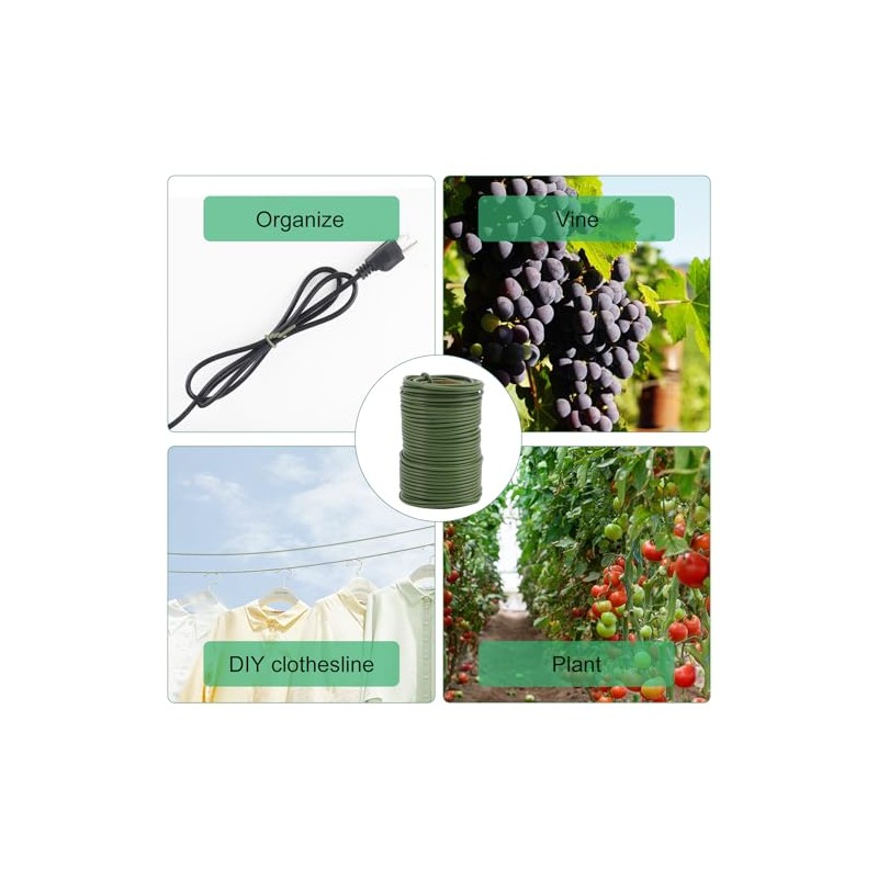 TELENT OUTDOORS 101 Feet Soft Plant Ties for Gardening Support