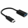 Generic USB-C 3.1 Type C Male to USB 3.0 Type A Female OTG Adapter Converter Cable Black