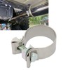 Exhaust Pipe Clamp, Universal Exhaust Band Seal Clamps Rustproof Muffler