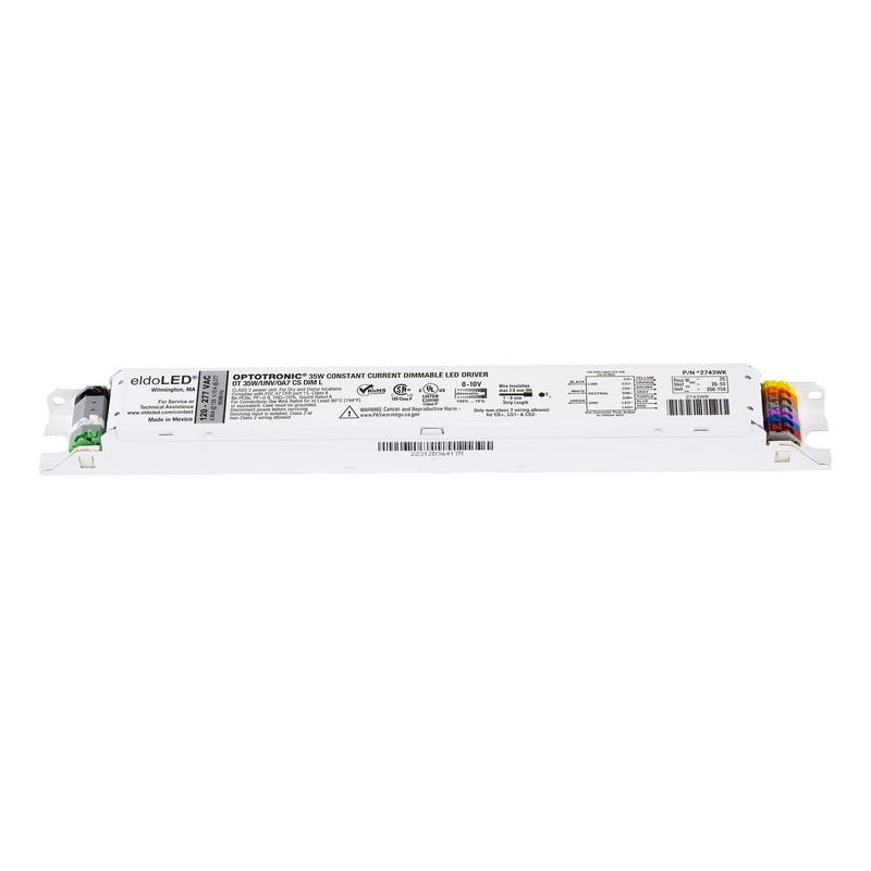 eldoLED *2743WK OPTOTRONIC 35W Constant Current 0-10V Dimmable LED Driver,