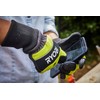 Ryobi Unisex Rac258m Cold Weather Gloves, Green & Charcoal, Medium,