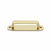 Stylentdecor Brass Cabinet Pulls & Knobs with Backplate/Solid Brass/Unlacquered/Handmade (Brass