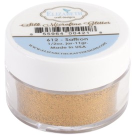 Elizabeth Craft Designs 1-Piece 11 g Silk Microfine Glitter, Saffron