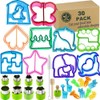 Sandwich Bread Cutters Set for Kids Bento Lunch Box Mold