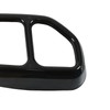 2pcs Gloss Black Car Tail Exhaust Pipe Cover Trim Stainless
