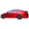 IKON MOTORSPORTS, Side Skirts Compatible With 2019-2020 Mazda 3 Sedan,