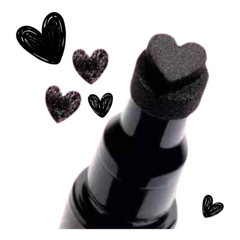 Delineador Ojos Con Sello Waterproof Eyeliner Makeup 2x1 F