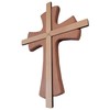 Kaltner Präsente Geschenkidee - Wandkreuz Echtes Holz Buche Kreuz Kruzifix