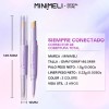 Minimeli Corrector En Lápiz 2 En 1 Alta Cobertura Waterproof