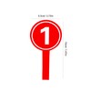 LALAFINA 10pcs Score Paddles for Party Handheld Number Paddles Scoreboard