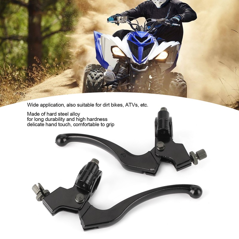 Pair Universal Motorcycle Clutch Levers Drum Brake Handle for Dirt
