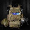 KRYDEX Low Vis Slick Molle Plate Carrier & Tactical Placard
