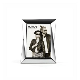 Nambe Bevel Photo Frame - 4"x6" Premium Metal Frame with Stylish Beveled Edges | Modern and Contemporary Alloy Design for a Sophisticated Home Decor Display