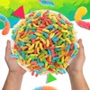 Sour Neon Gummy Worms | 1 Pound Bag | Assorted