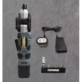 Performax 8 Volt Cordless 1/4" Multi Pivot Driver Kit W/ Battery Repair Tool NEW