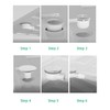 MUCOL 90 Degree Low Profile 1.5" Shower Drain Trap, 1.5"