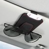 KaminoKa Sunglasses Holder Eyeglass Holder Sun Visor Storage Card Ticket