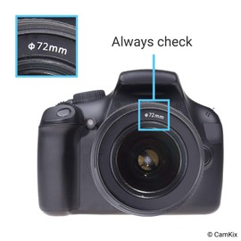 72mm Camera Lens Hood - Rubber - Set of 2 - Collapsible in 3 Steps - Sun Shade/Shield - Reduces Lens Flare and Glare - Blocks Excess Sunlight for Enhanced Photography and Video Footage
