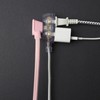 Globe Electric 22811 9-ft Fabric Extension Cord, 3 Polarized Outlets,