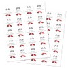 2" Round Race Car Birthday Thank You Faovor Stickers -