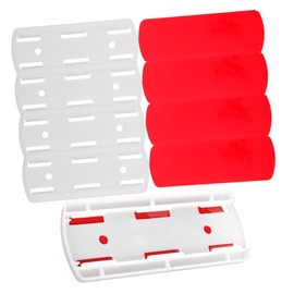 DOITOOL 4pcs Socket Fixator Base Retainers for Wall Mounting Durable and Practical Plug Holders for Use Easy Installation and Traceless Design