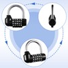 Shimeyao 4 Pcs Gym Locker Lock 5 Digit Combination Lock