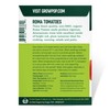 Organic Tomato Seeds (Roma) - Approx 75 Seeds - USDA