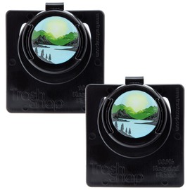 Trash Snap Reusable Bag Holders for Trash & Recycling | Eco-Friendly, Adhesive Clip System for Car, RV, Home, Travel, Boat | Recycled Plastic Bliss - 2 Pack