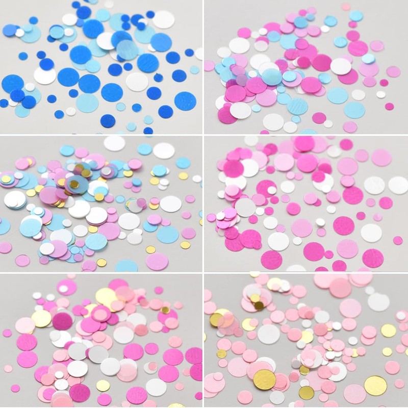MYmama Round Hologram Round Dots Set of 6 Colors with