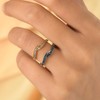 TJC Bypass Ring for Women Size P with Promise Friendship