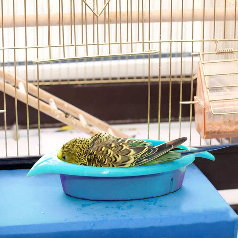 Mygeromon Bird Bath for Cage-Small Tub Bowl for Hang Inside
