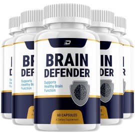 Brain Defender (5 Pack) Brain Defender Supplement Capsules – BrainDefender All Natural