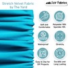 Ice Fabric Stretch Velvet Fabric by The Yard - 60"