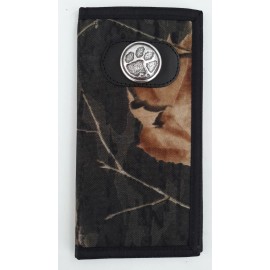 NCCA Auburn Univ. Tigers Checkbook , CC , Cash Bi-fold Wallet Mossy Oak