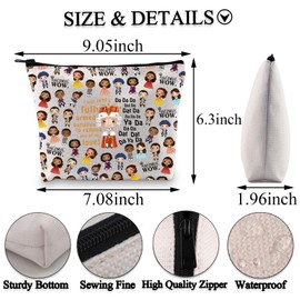 PLITI Hamilton The Broadway Musical Gifts Hamilton Music Makeup Bag Dat Da King George III Fans Gift for Friends, Dat Da Da Bagu, Fashionable