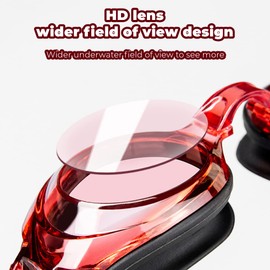 Tigayhc Swimming Goggles, No Leak, Waterproof, Anti-Fog, Anti-UV, Suitable for Men, Women, Teens