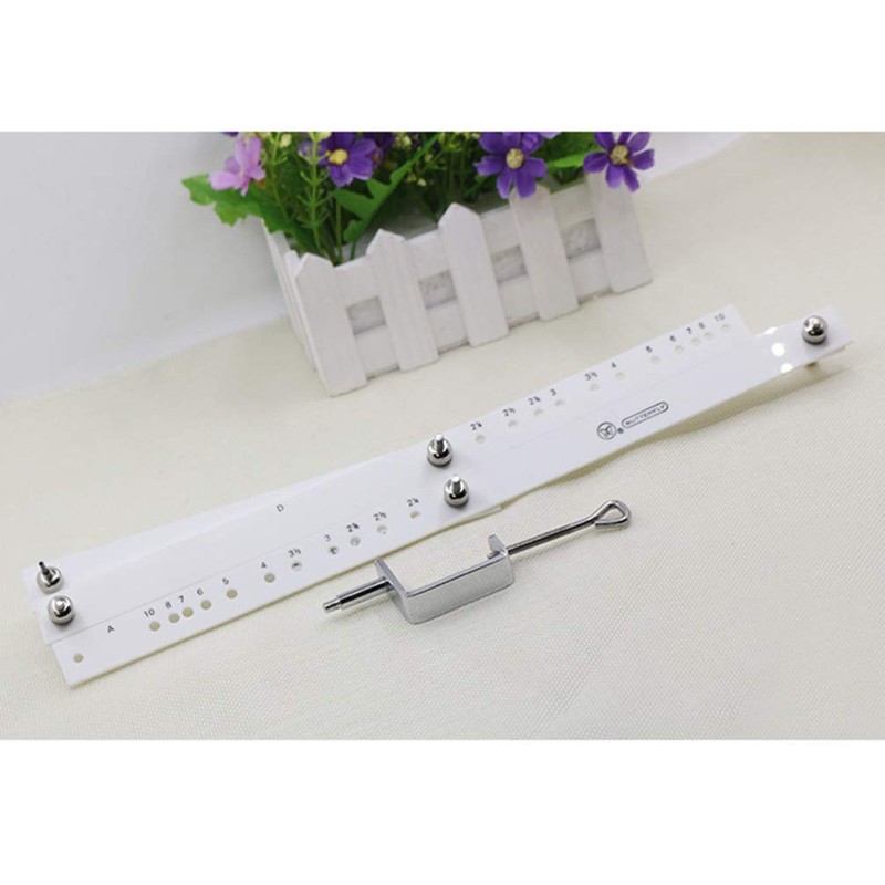 HEALLILY Angle Layout Measuring Ruler Zooming Scale Ruler Magnification Drawing