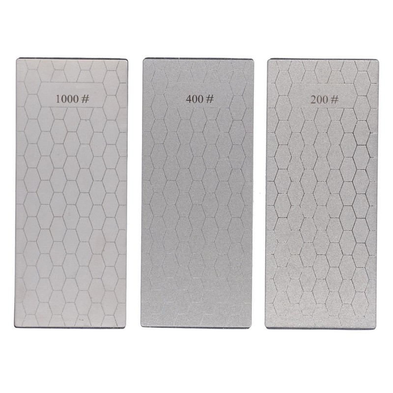 3PCS Sharpening Stone with Non Slip Base 200 400 1000