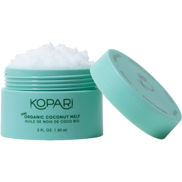 Kopari Coconut Mini Melt - All-over Skin Moisturizing, Under Eye Rescuing, Hair Conditioning + More With 100% Organic Coconut Oil, Non GMO, Vegan, Cruelty Free, Paraben Free and Sulfate Free 2.5 Oz