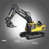kolegend Remote Control Excavator Toy for Boy 2 Batteries- 1/20