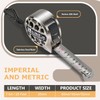 Alftek Stainless Steel Tape Measure, Laser Scale Measuring Tape, Metric/Imperial