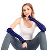 Bienvenu Punk Gothic Rock Long Arm Warmer Fingerless Gloves, Black