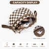 HICARRY Checkered Crossbody Purse for Women Nylon Checkerboard Bum Bags