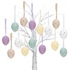 Valery Madelyn 18pcs Easter Egg Decoration Tree Ornaments Set, 4CM