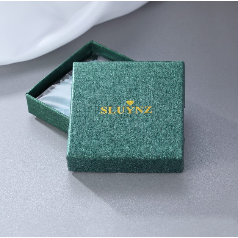 SLUYNZ 925 Sterling Silver Christmas Snowflake Earrings Drop for Women